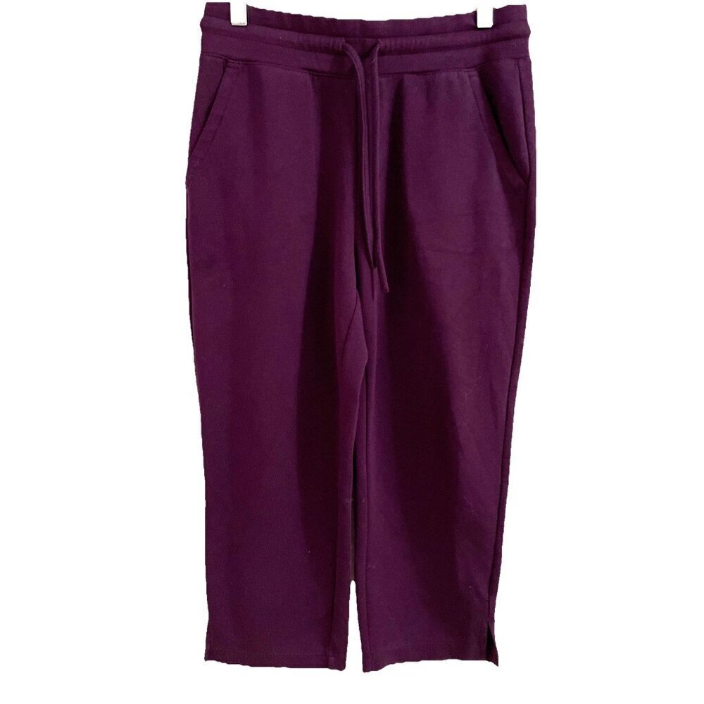 32 Degree Cool Women’s Capri Fleece Sweatpants Size Small Purple Active Leisure